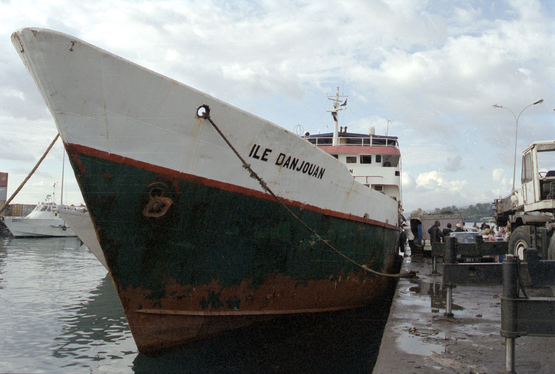 Ile Danjouan: boat to Madagascar