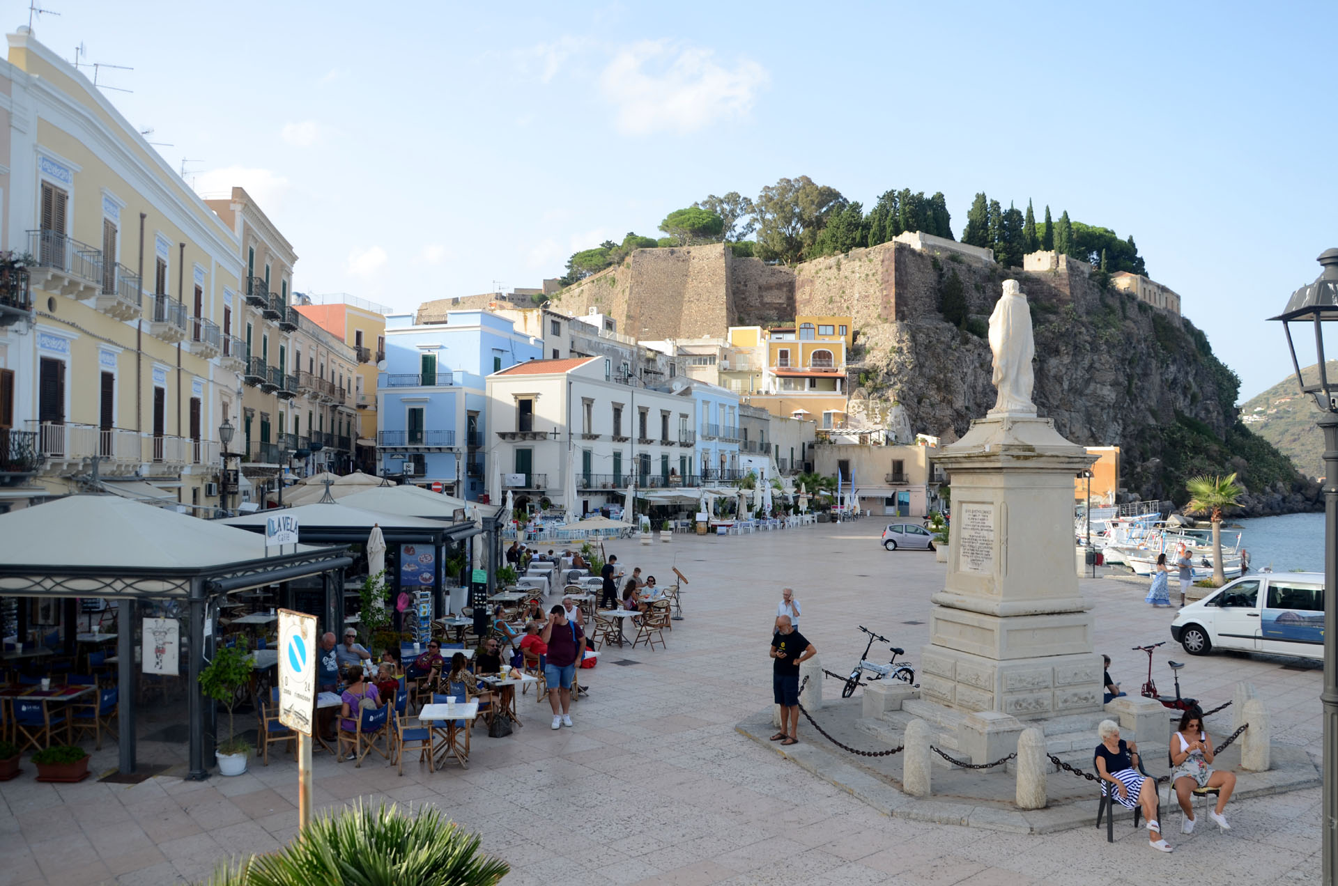 Lipari Castle & Piazza Marina Corta