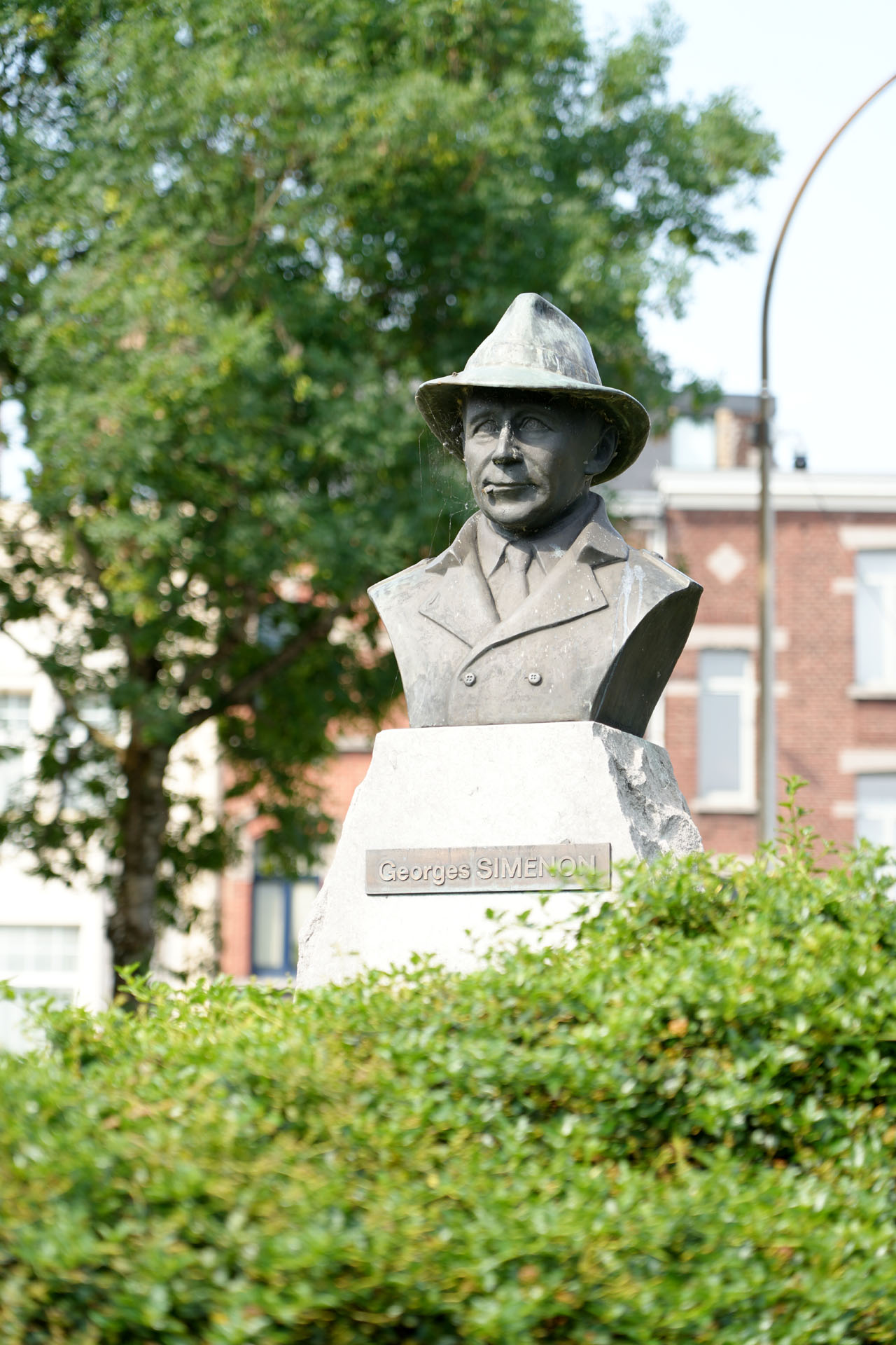 Georges Simenon Bust